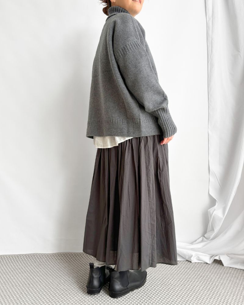 LULU 2Wayタートルニット Gray