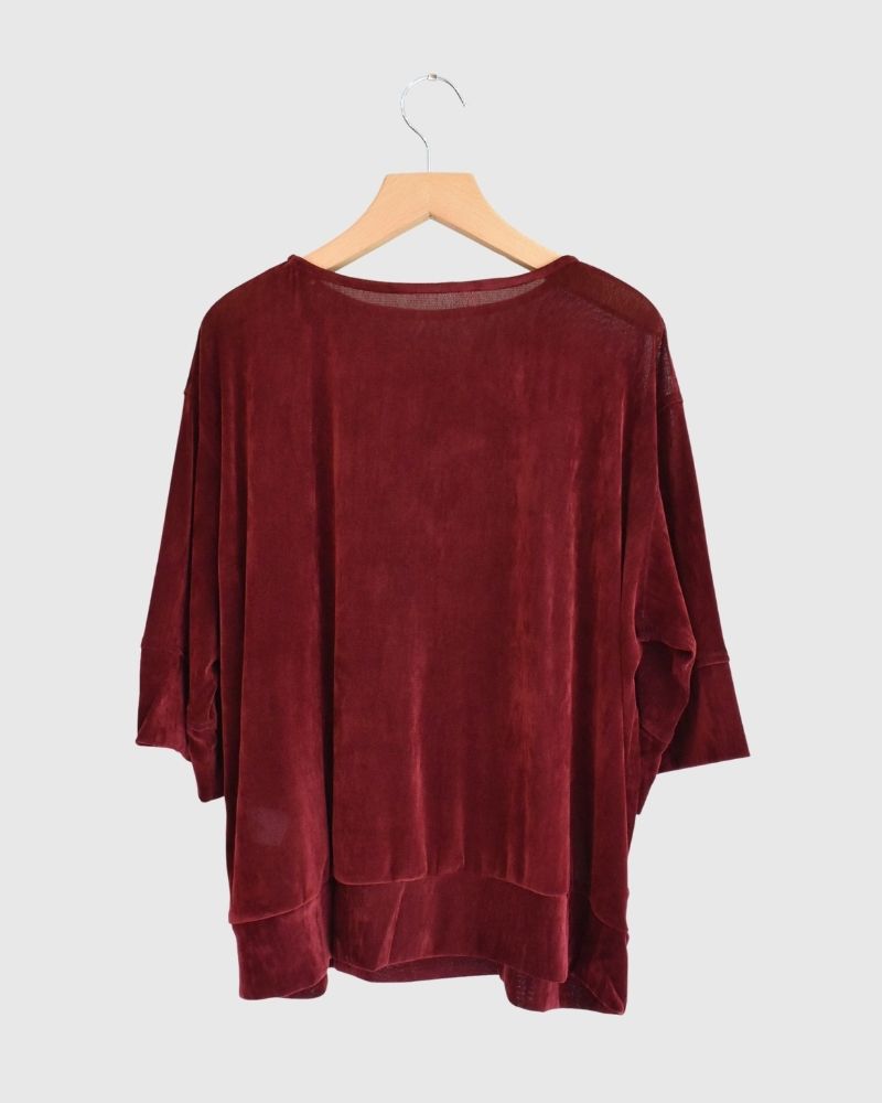 TULLE FLOCKY プルオーバー Bordeaux