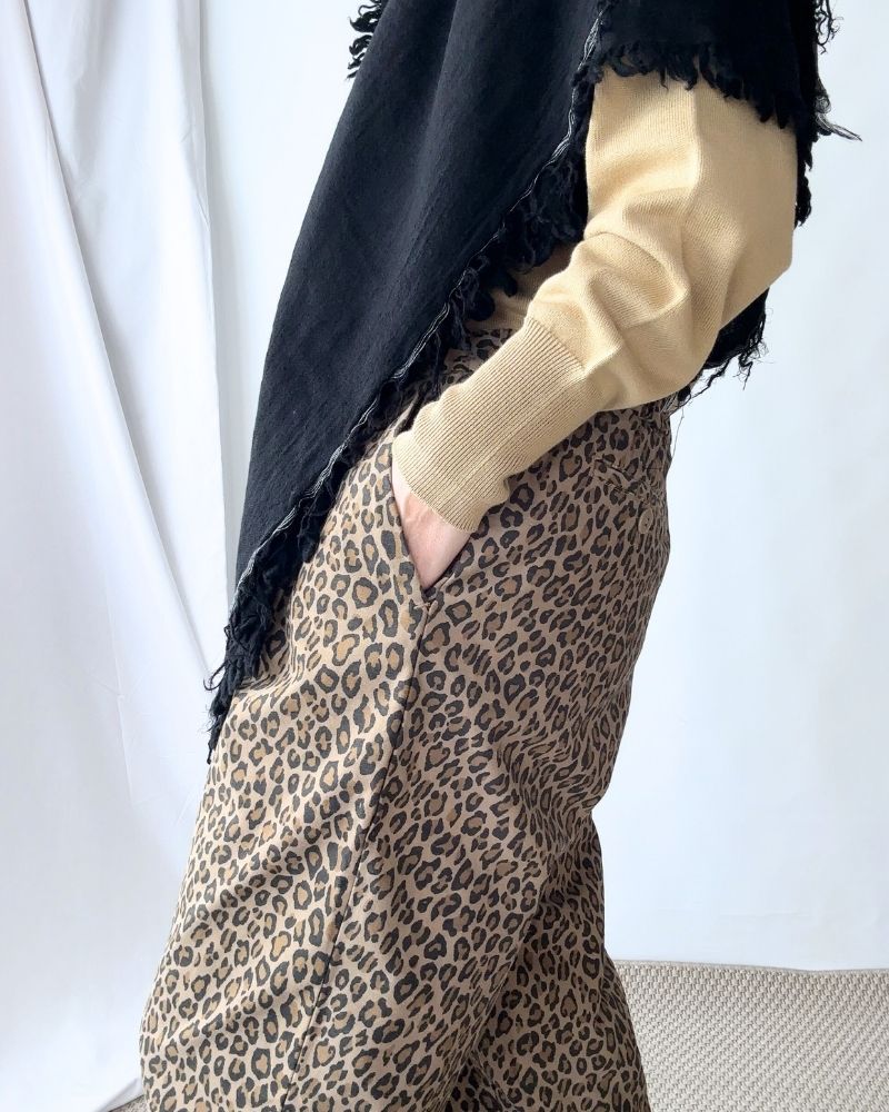 【sale】DRAW STRING PANTS Leopard