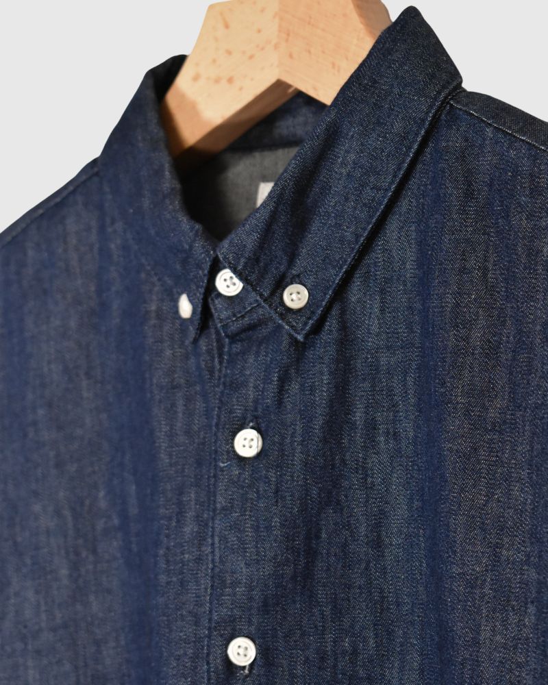 【sale】OG LIGHT DENIM B/D SHIRT DarkBlue　2