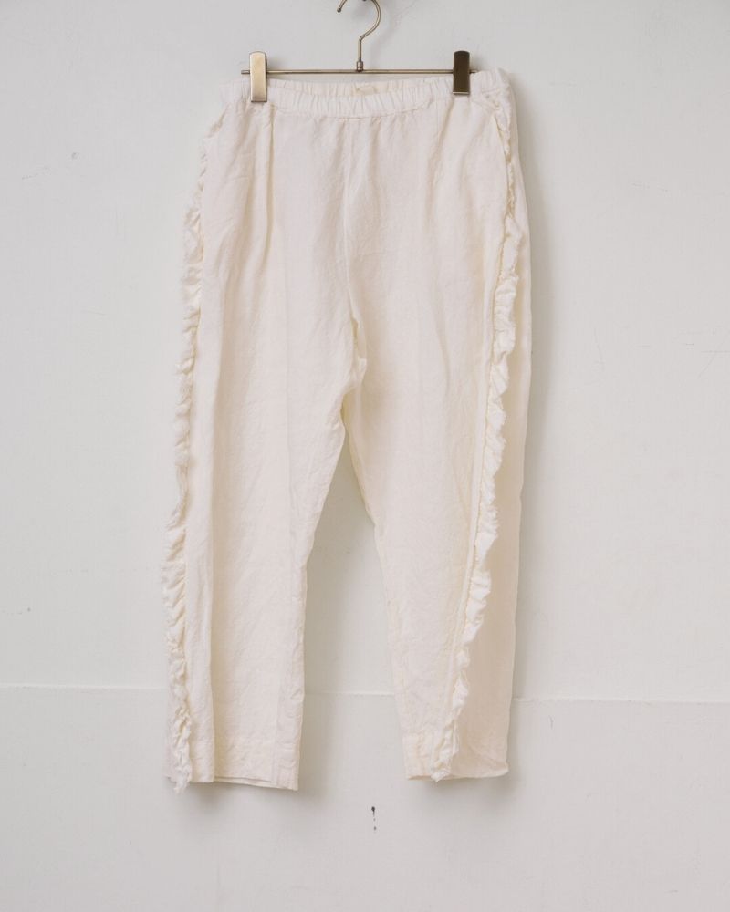 【予約】MS/F G1187 40/リネン ヴィヴィアン パンツ（6月初旬 - 6月中旬）