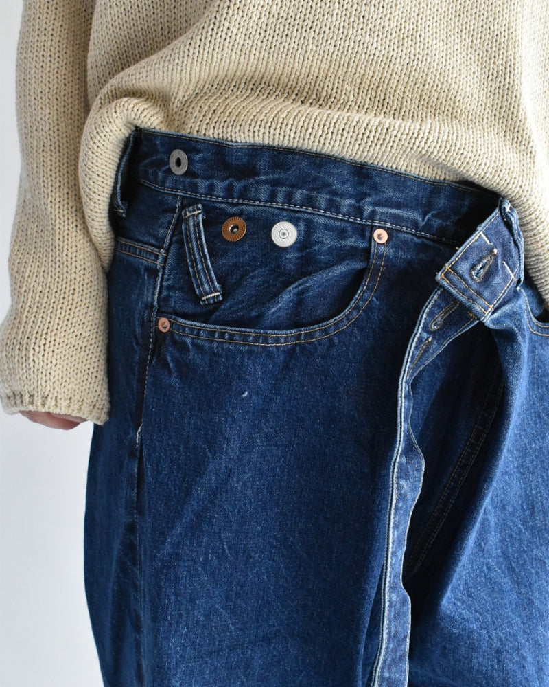 セルビッチデニムアシタックパンツ Blue