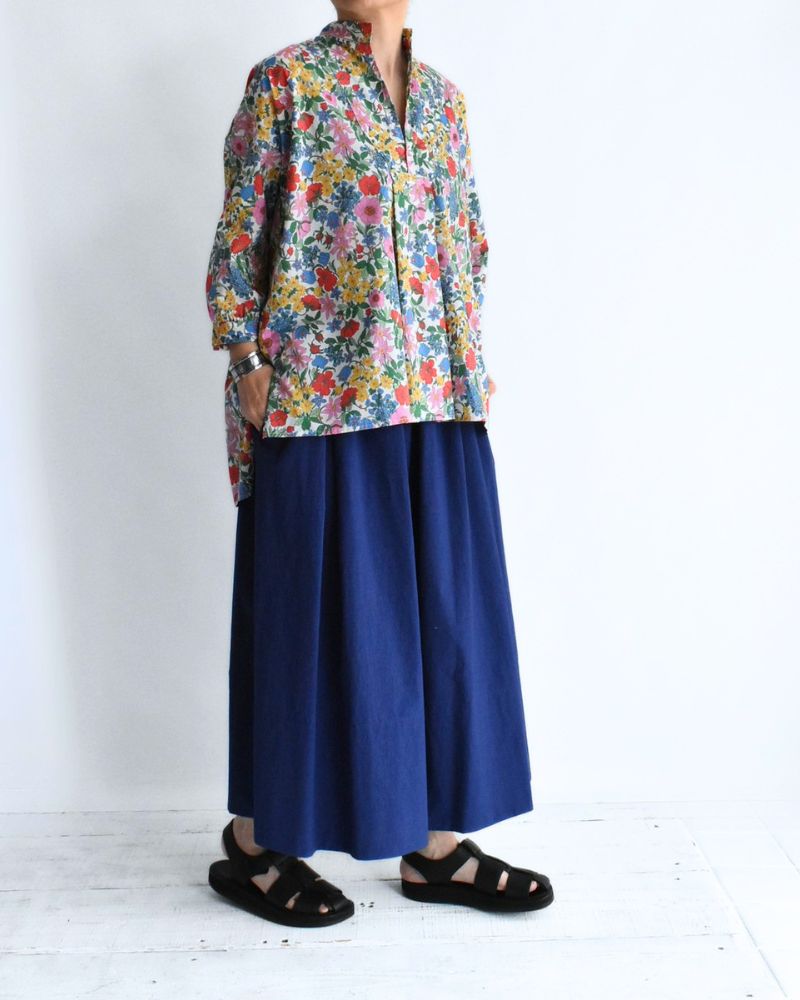 スキッパーシャツ（LIBERTY） ClarabellPink