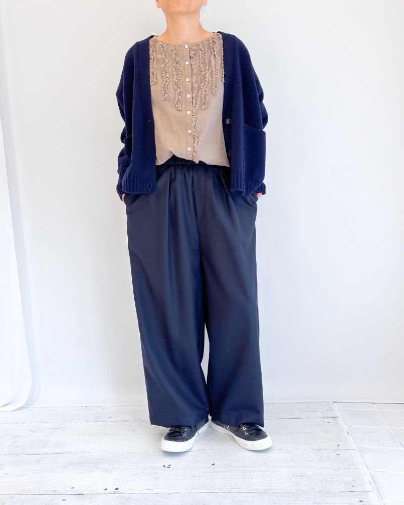 JANE Vネックカーディガン Navy