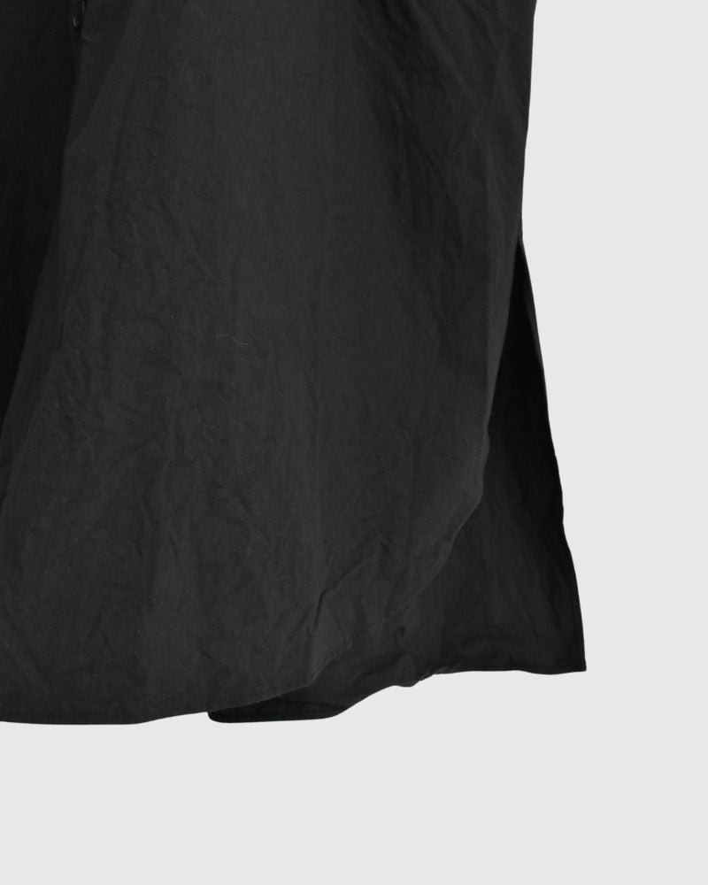 フードコートワンピース Black