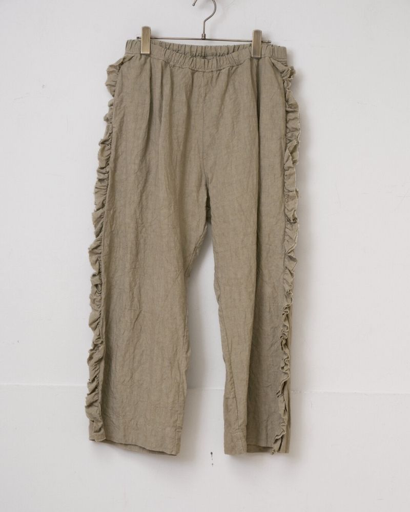 【予約】MS/F G1187 40/リネン ヴィヴィアン パンツ（6月初旬 - 6月中旬）