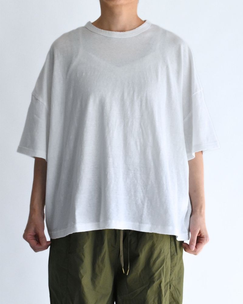 ワイドTシャツ White