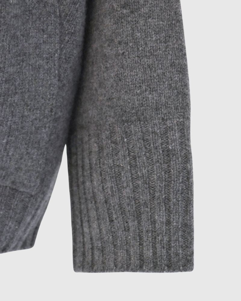 JANE Vネックカーディガン Gray