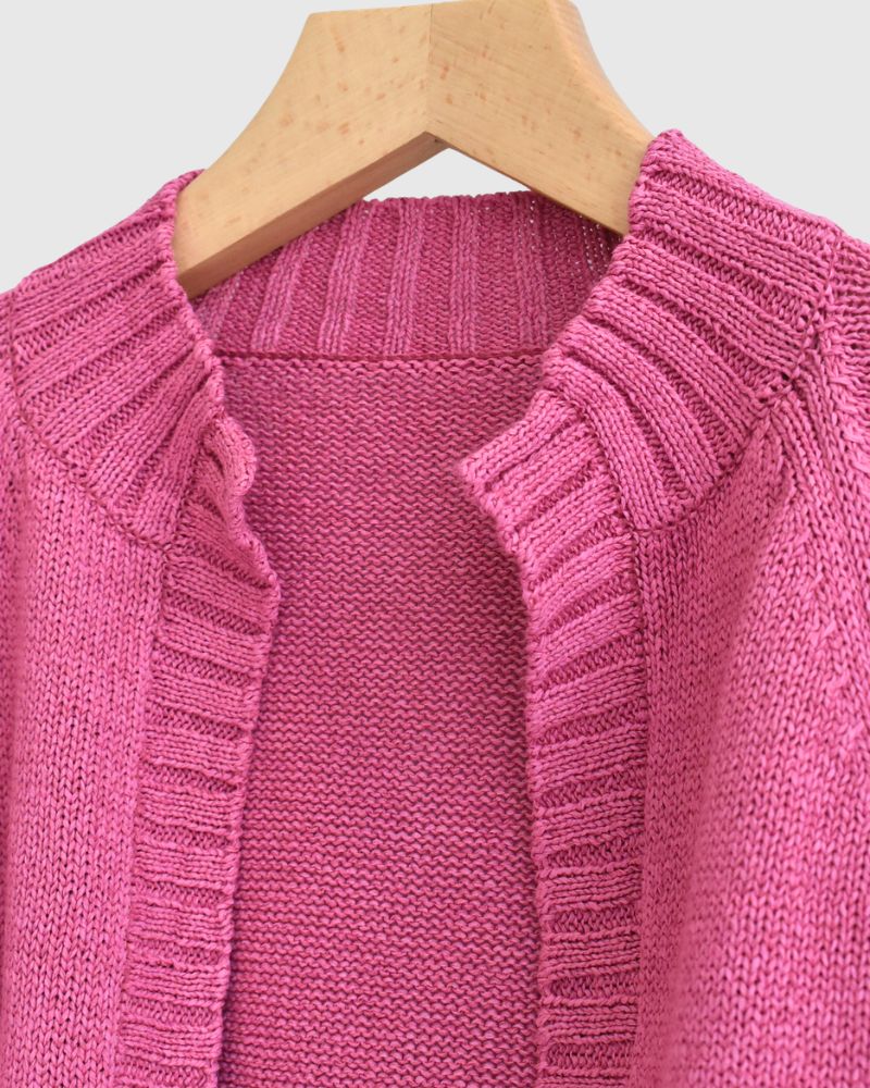 ラグランスリーブカーディガン Pink