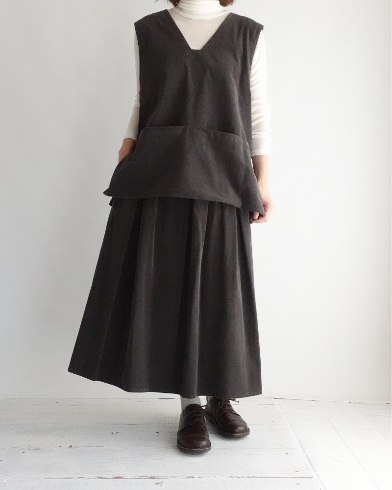 ワークプルベスト（コーデュロイ） Brown