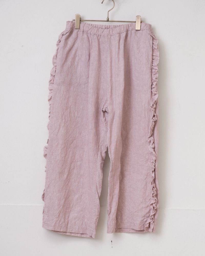 【予約】MS/F G1187 40/リネン ヴィヴィアン パンツ（6月初旬 - 6月中旬）