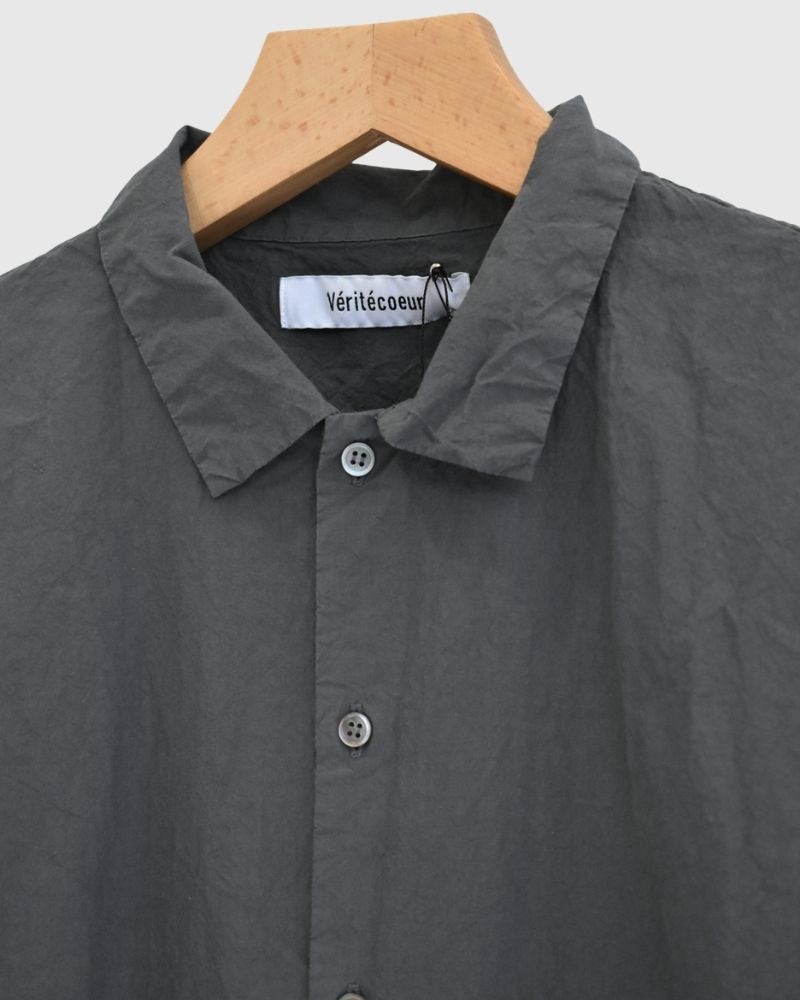シュリンクフレンチスリーブシャツ Gray