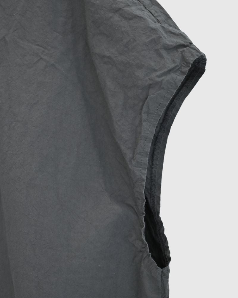 シュリンクフレンチスリーブシャツ Gray