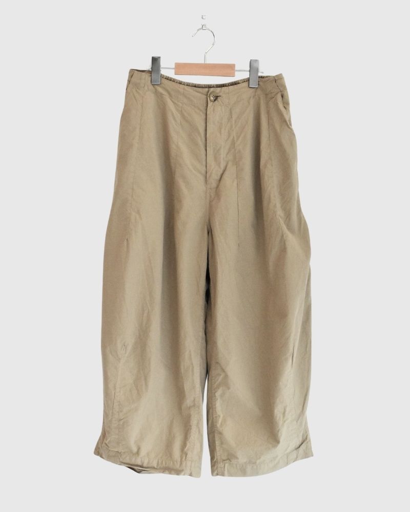 コットンシルクパンツ Beige