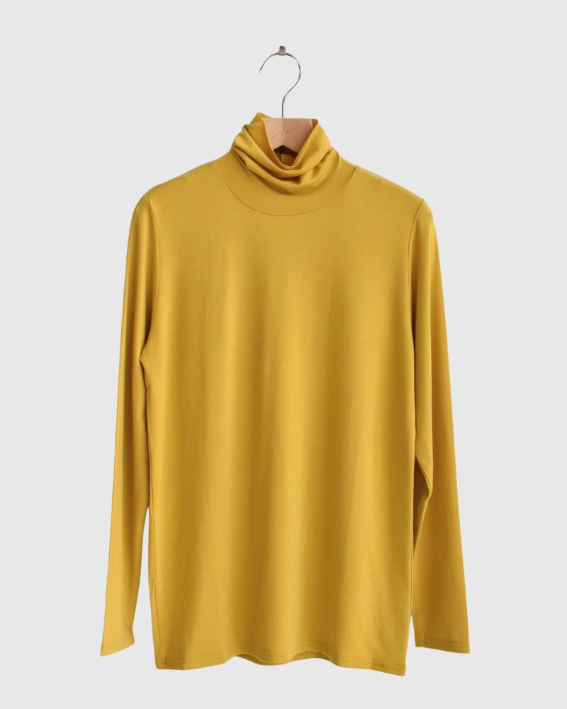 タートルネックプルオーバー Yamabuki