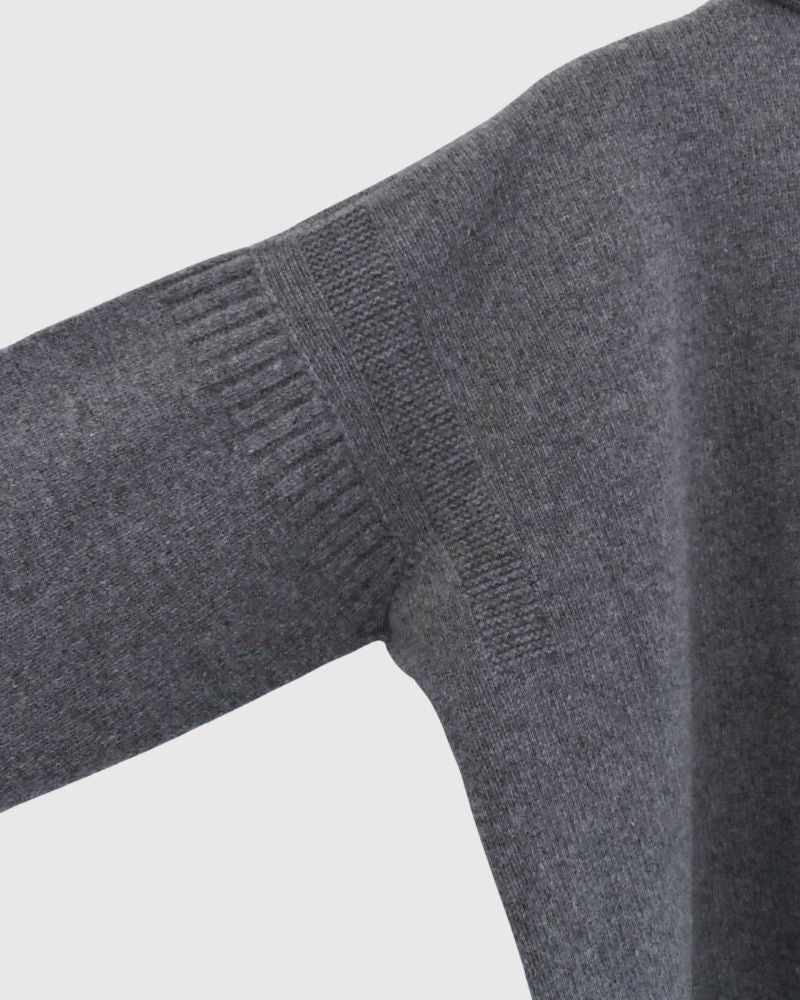 JANE Vネックカーディガン Gray