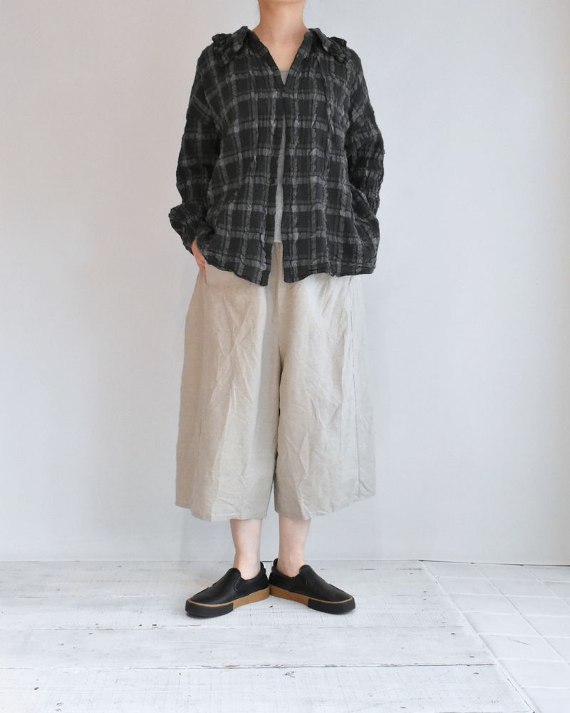 リネン オバールパンツ Beige