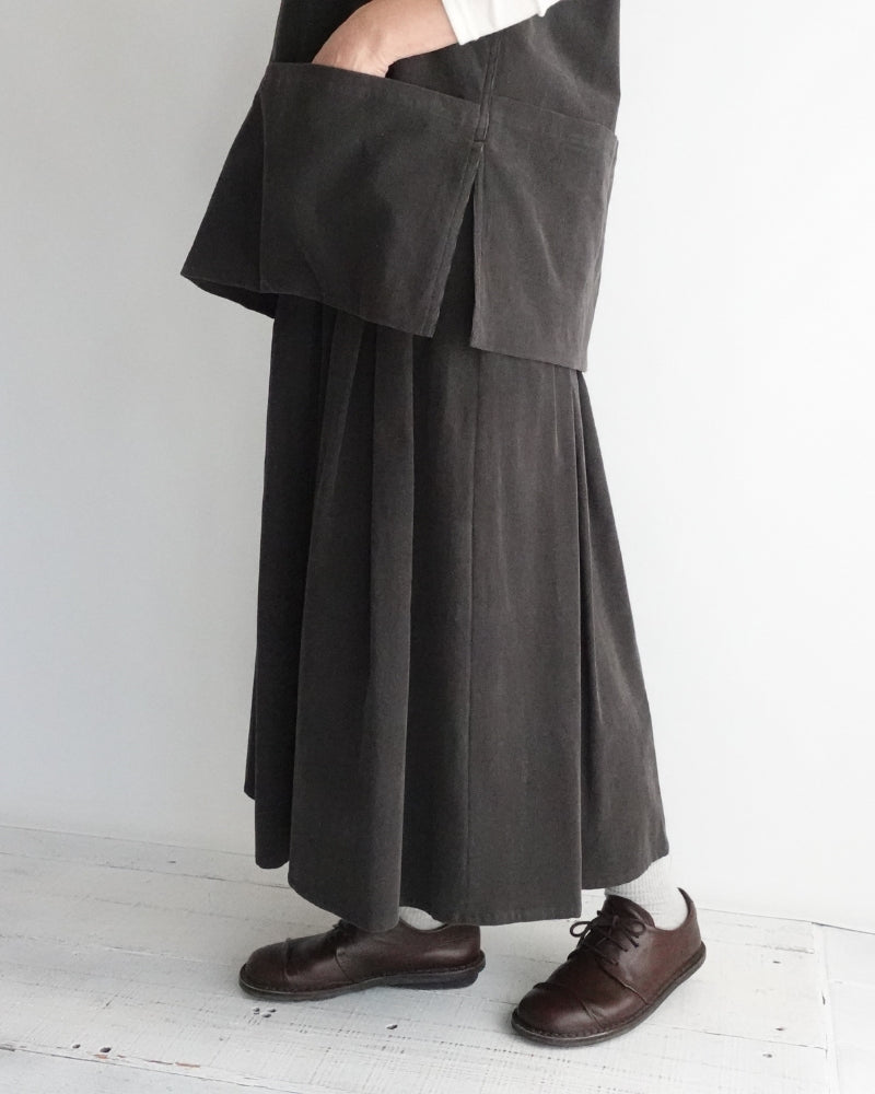 イージータックスカート（コーデュロイ） Brown
