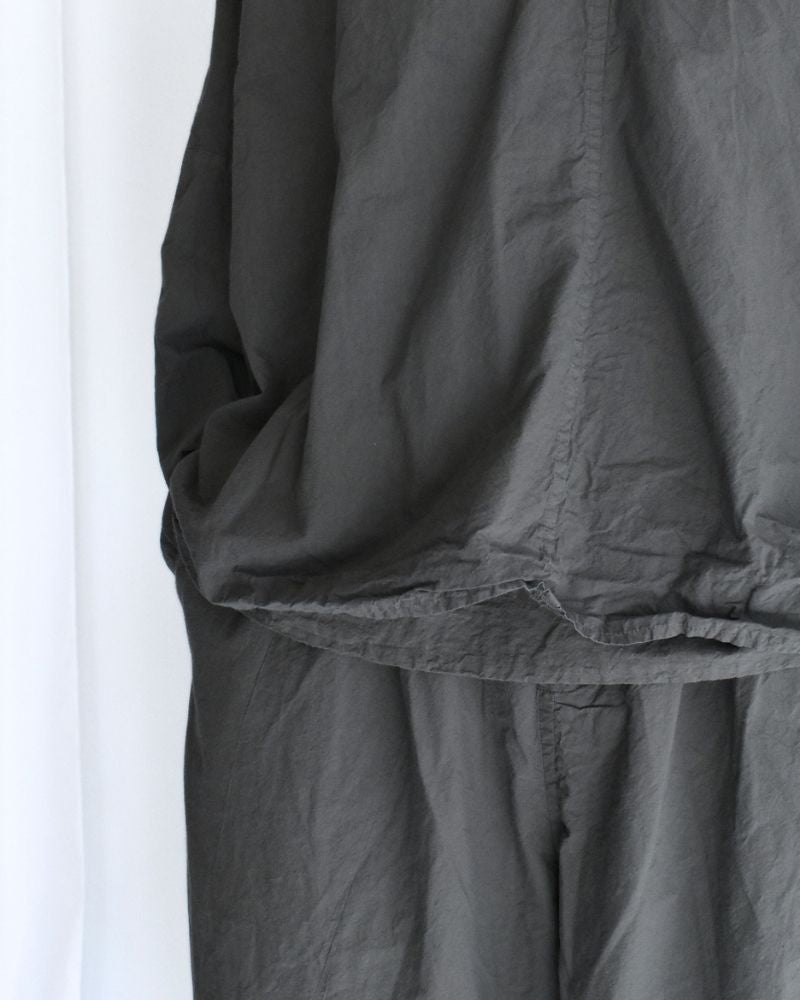 シュリンクプルオーバーシャツ Gray