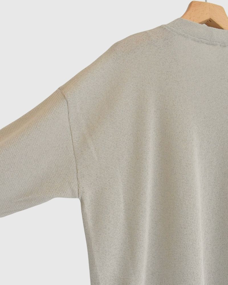 RANDOM WAFFLE カーディガン Beige