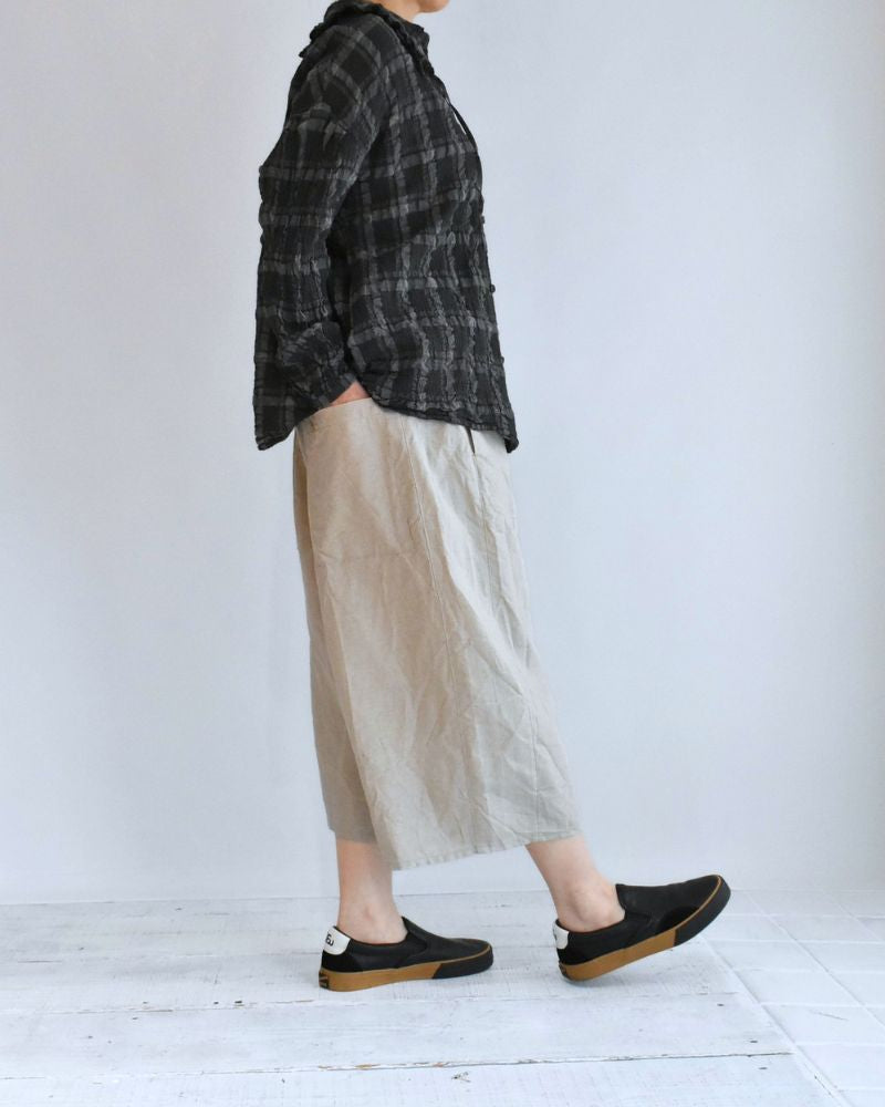 リネン オバールパンツ Beige