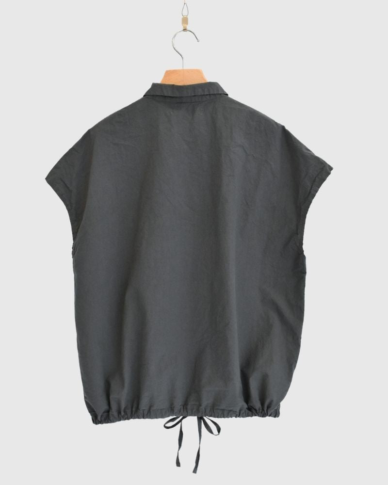 シュリンクフレンチスリーブシャツ Gray