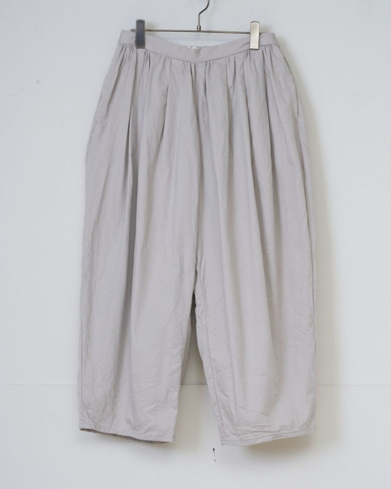 【予約】S/S R347 SATIN CAMILLE TUCKED PANTS（2月末 – 3月初旬）