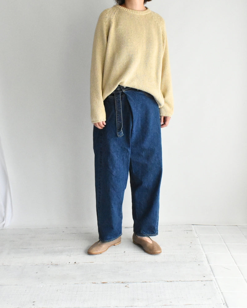 セルビッチデニムアシタックパンツ Blue