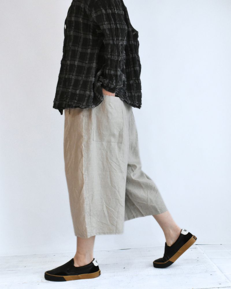 リネン オバールパンツ Beige