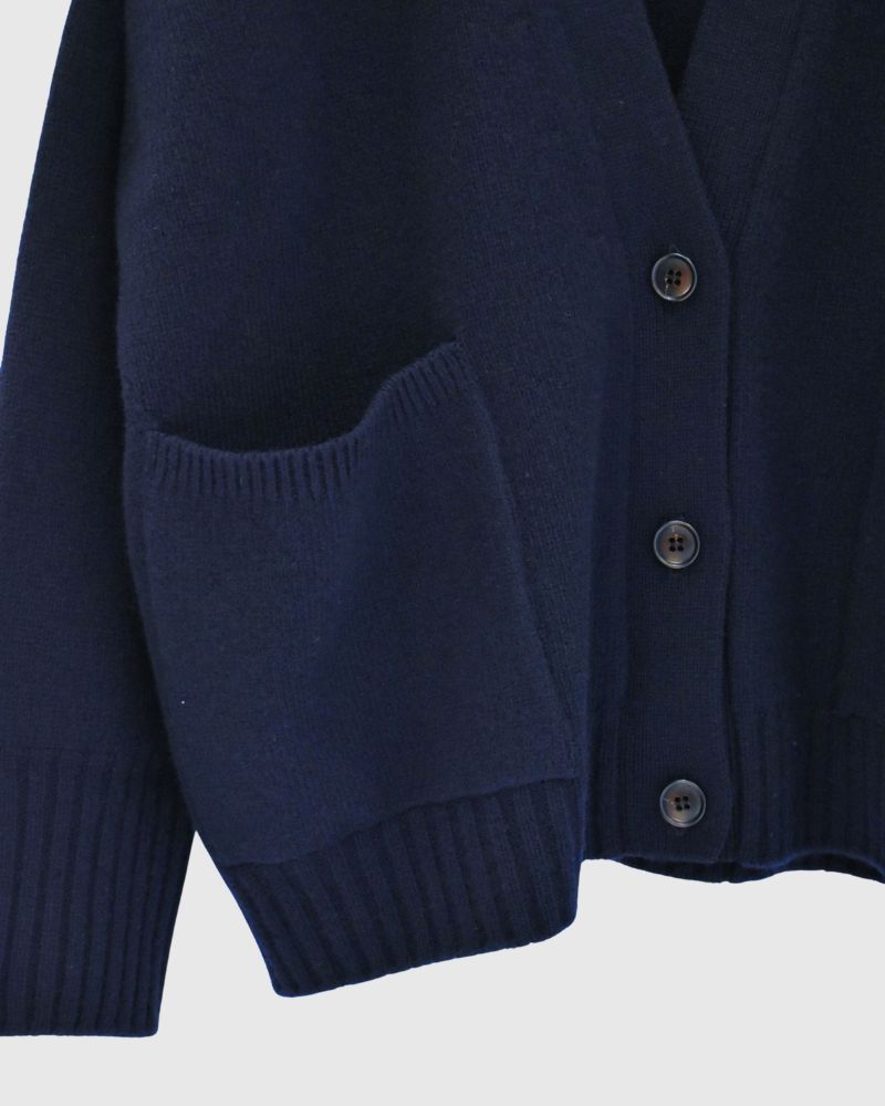 JANE Vネックカーディガン Navy