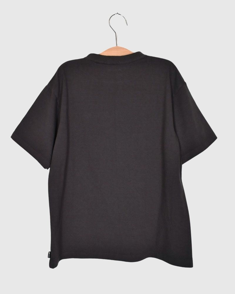 G/D COTTON NOW TEE  Charcoal