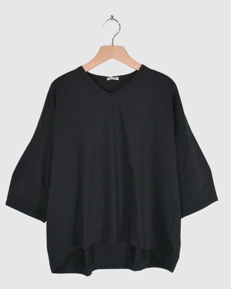 【sale】 デラヴェコットンユニオンTEE Black