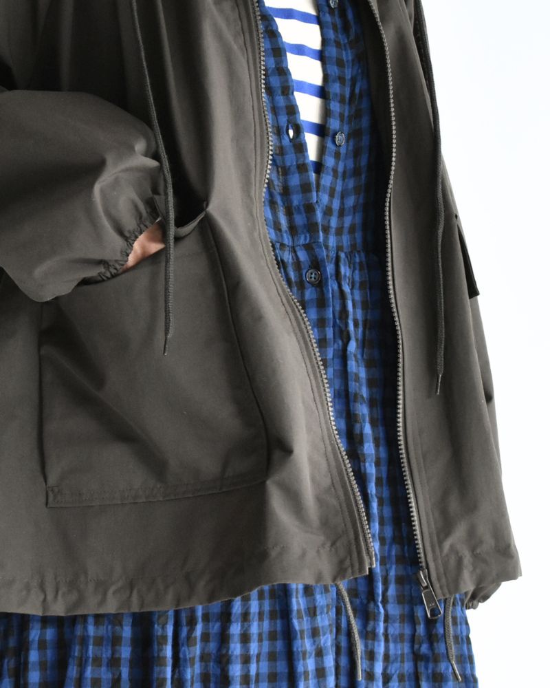 オーバーサイズ フーディジャケット Brown