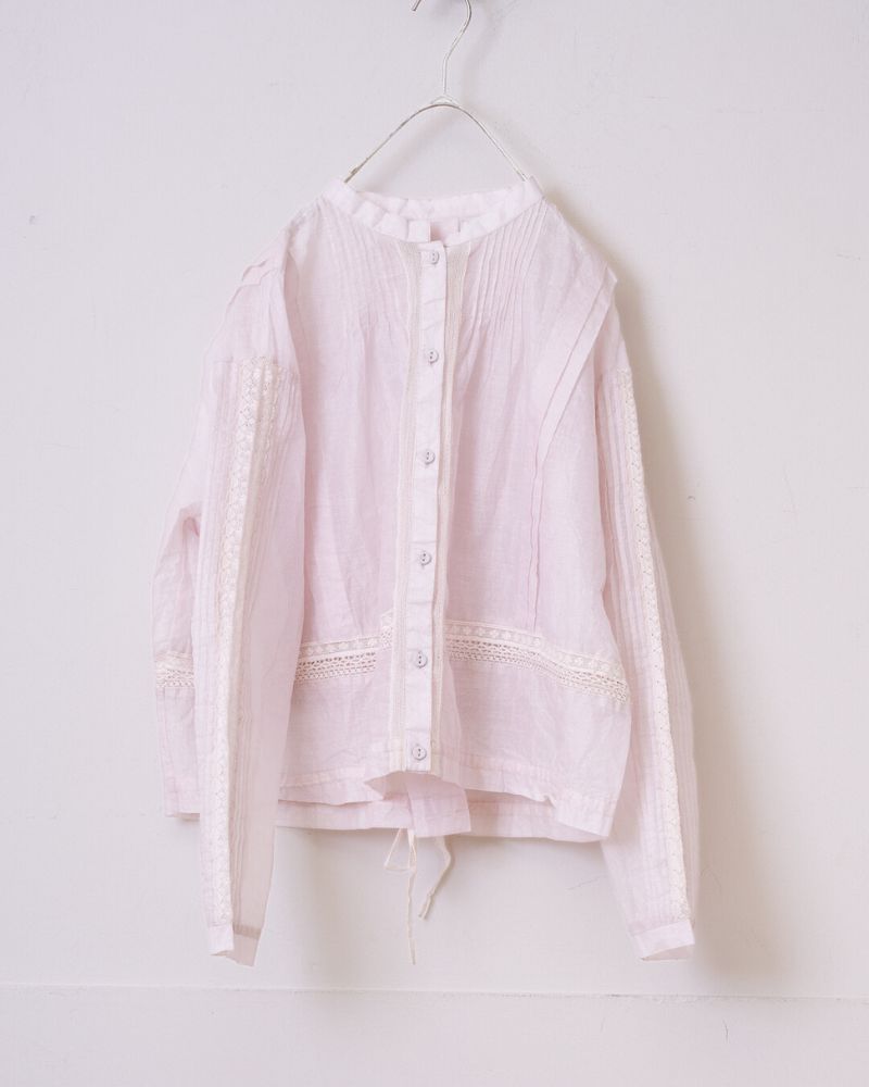 【予約】MS/F RS001 エアリーピンタックレースブラウス（9月初旬 - 9月中旬）