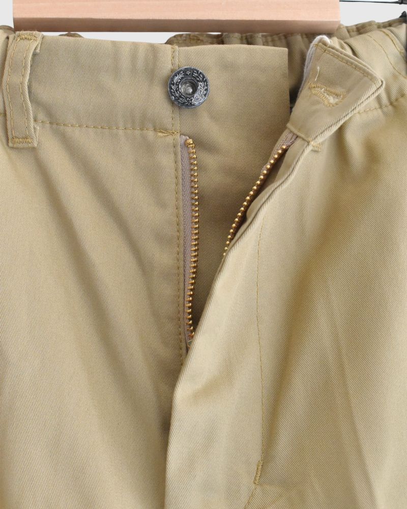 PE/Cツイル センタープレスパンツ Beige