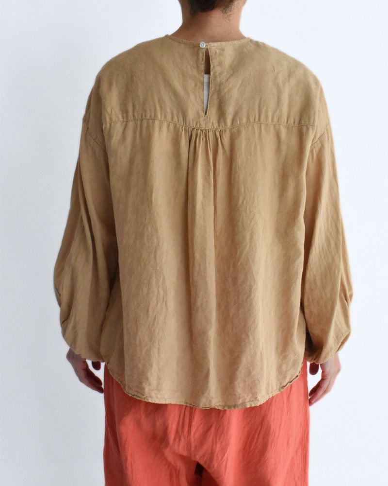 アンティークローズジャカードモダニストブラウス AntiqueBeige