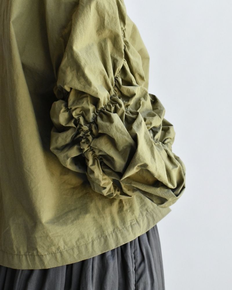 【予約】MS/F G1179 ランダムシャーリングスリーブブラウス（5月中旬 - 5月末）