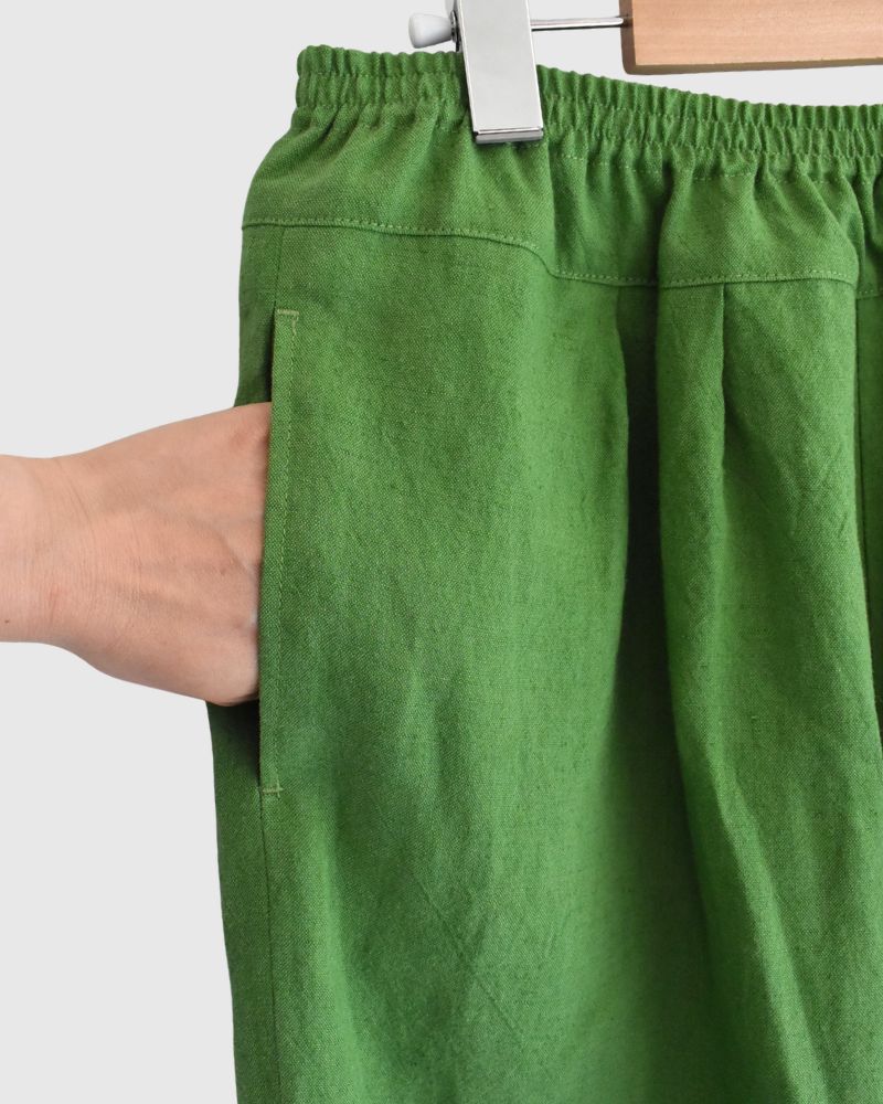 エッグパンツ（LINEN/RAMY） Green