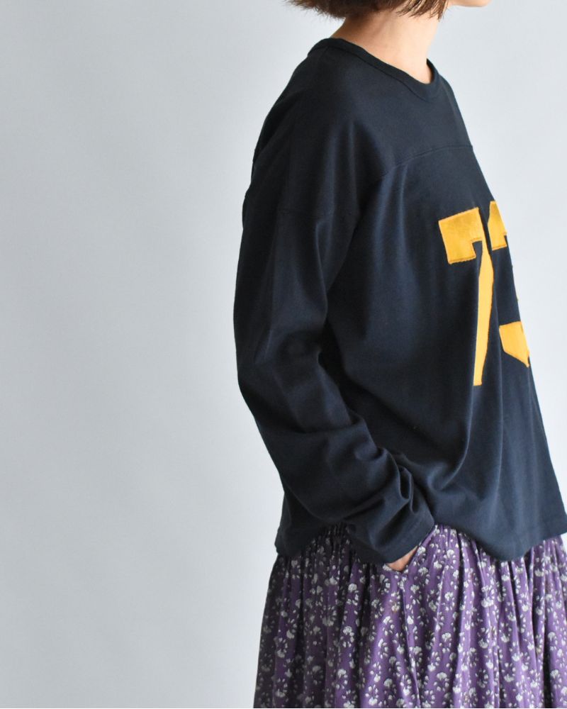 ナンバリング ワイドTシャツ Navy