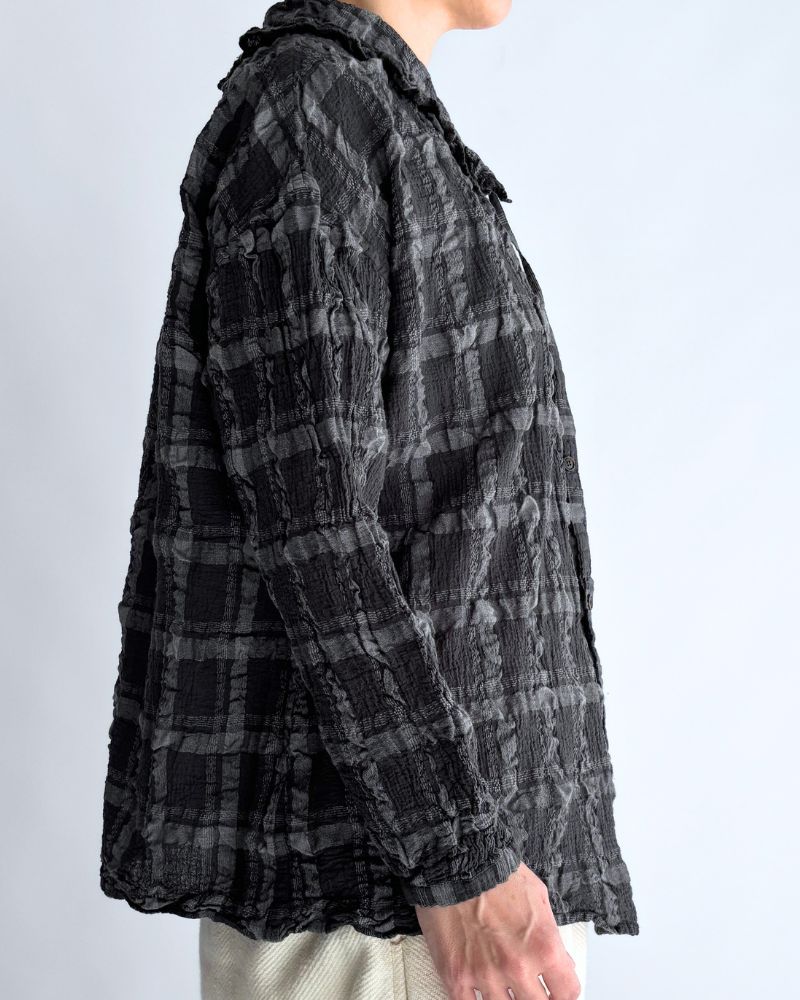 Favorite チェックブラウス GrayCheck