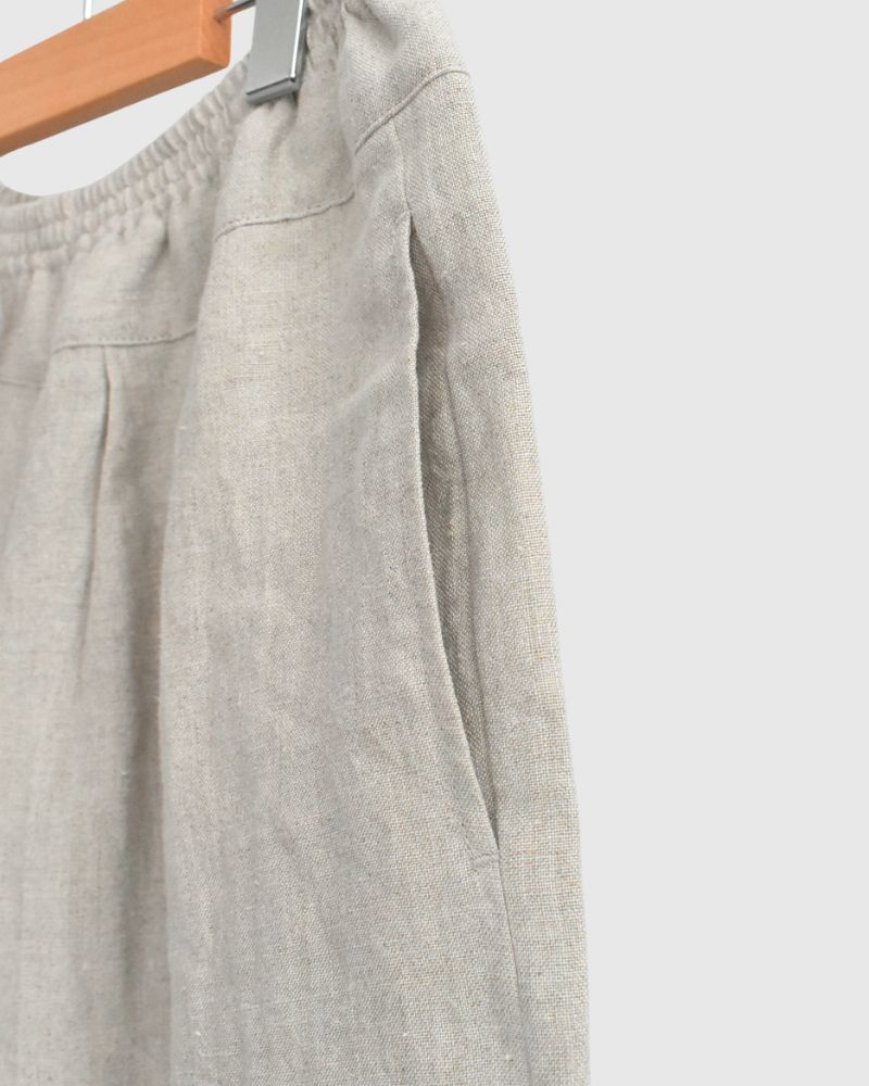 エッグパンツ（LINEN） Flax