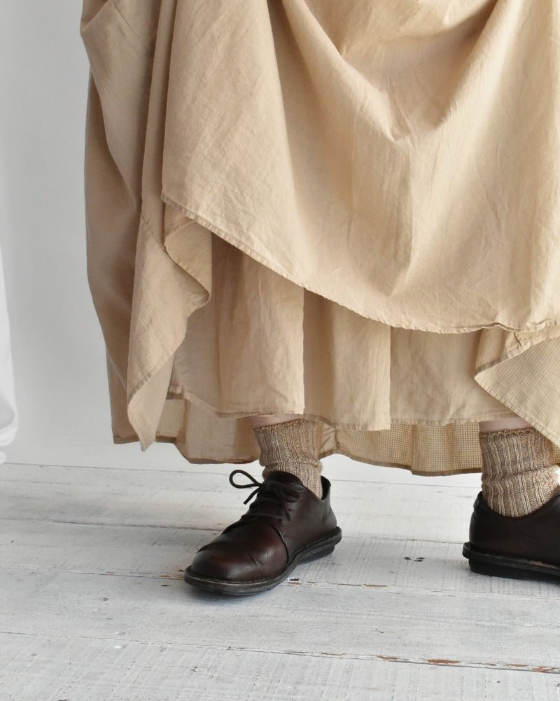 RAJASTHAN GATHERED SKIRT Beige