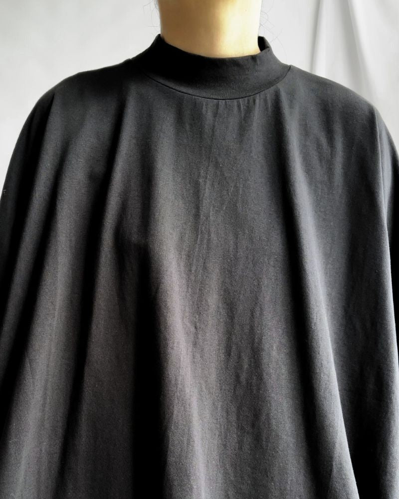 WIDE BOX SILHOUETTE TOPS 'CADEN' Black