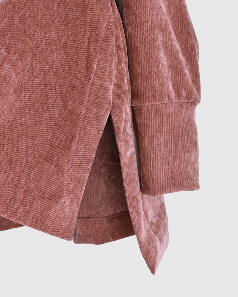 ハイネックフレアデザイントップス'BONI' Teracotta