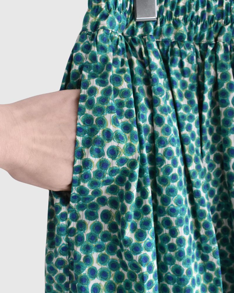 LIBERTYプリント スカート GreenFlower