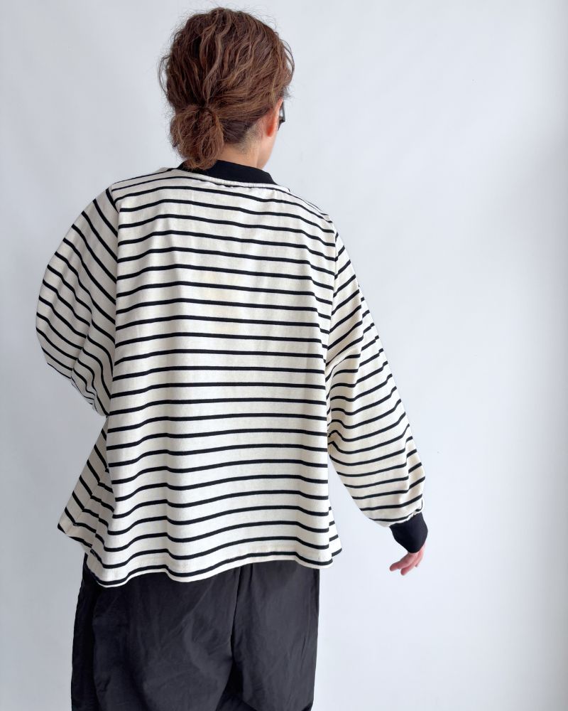 WIDE FLARED BOARDER TOPS 'ANDI' Off