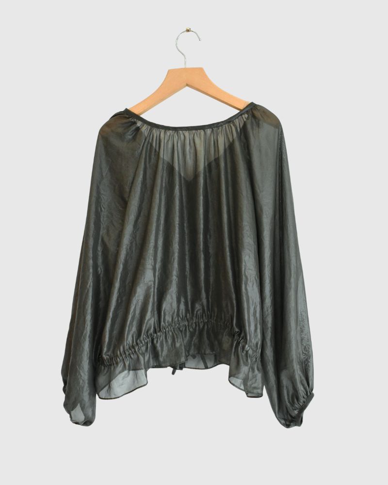 【予約】S/S 8T008 2wayギャザーシャツ（4月）