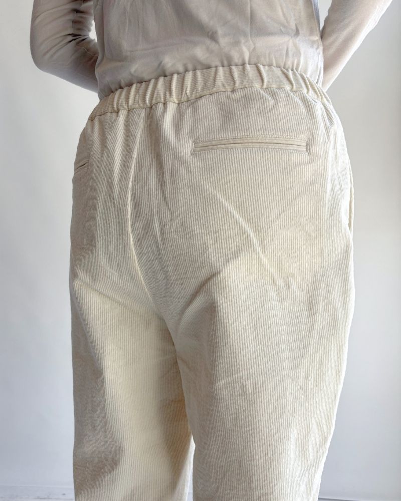 11WALE CORDUROY EASY TAPERED PANTS OffWhite