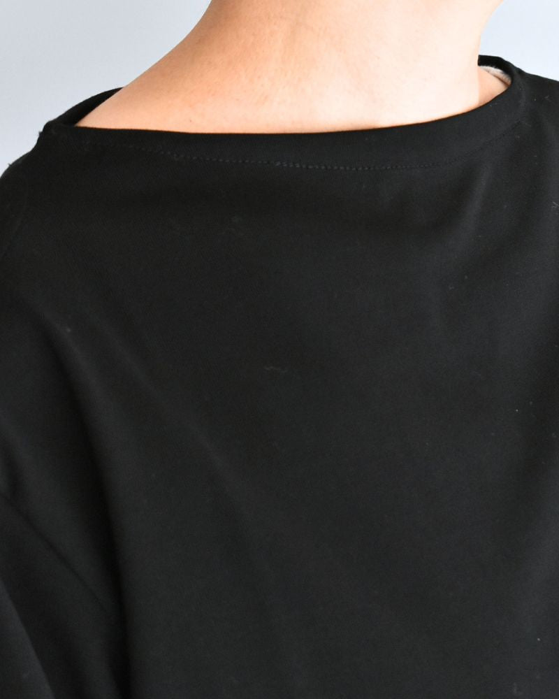ギザコットン バスクTシャツ Black
