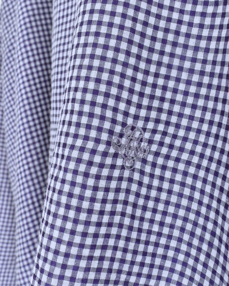 DROP SHOULDER SMOCK OffWhite/Purple